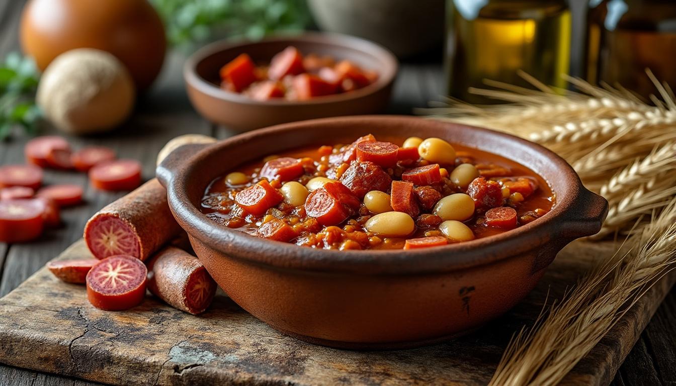descubre la auténtica receta tradicional de la fabada asturiana, un plato típico de asturias lleno de sabor y tradición que no puedes dejar de probar.