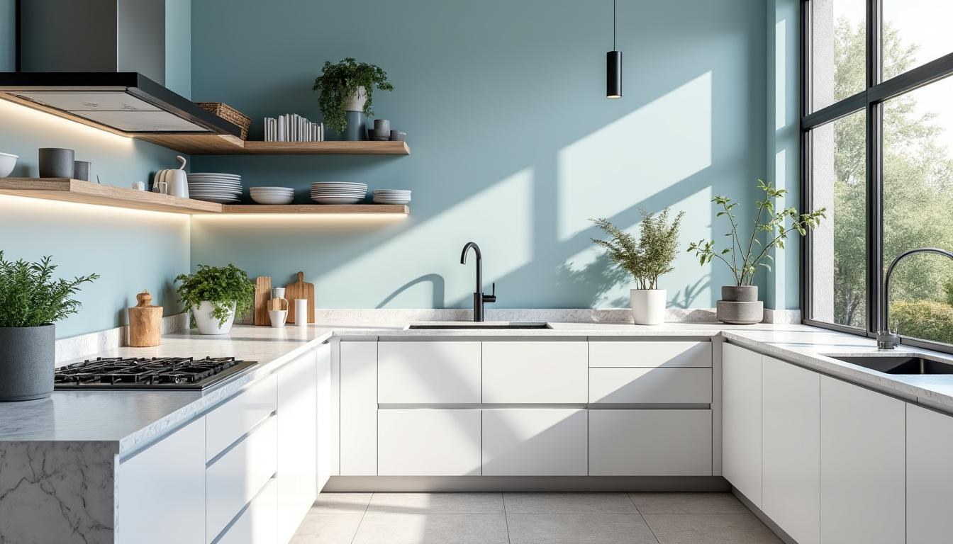descubre cómo elegir el color perfecto para una cocina moderna y luminosa que refleje estilo y funcionalidad.
