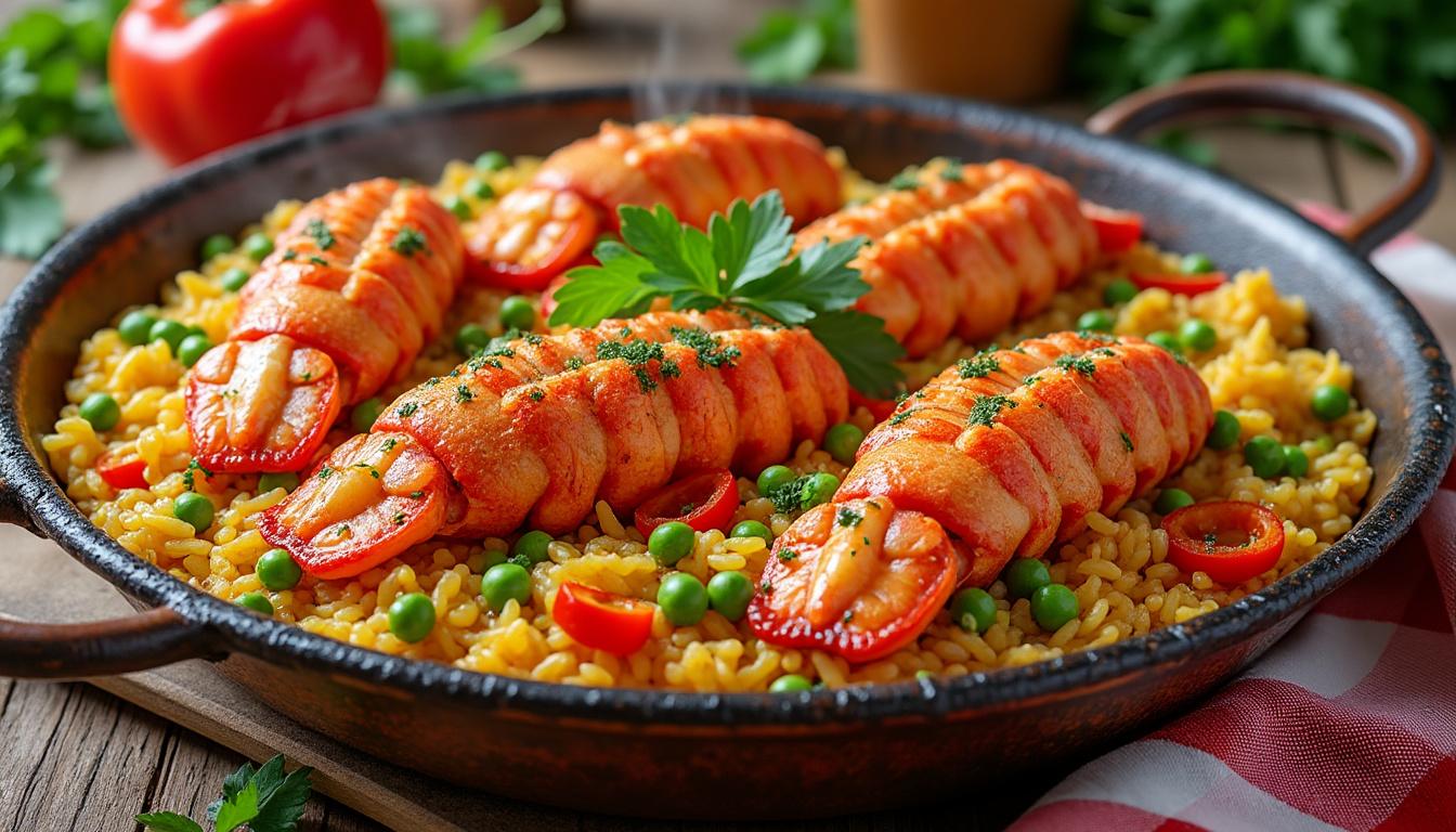 descubre cómo preparar arroz con bogavante con nuestra receta tradicional paso a paso. aprende a cocinar este delicioso plato marinero fácilmente y sorprende a tus invitados.