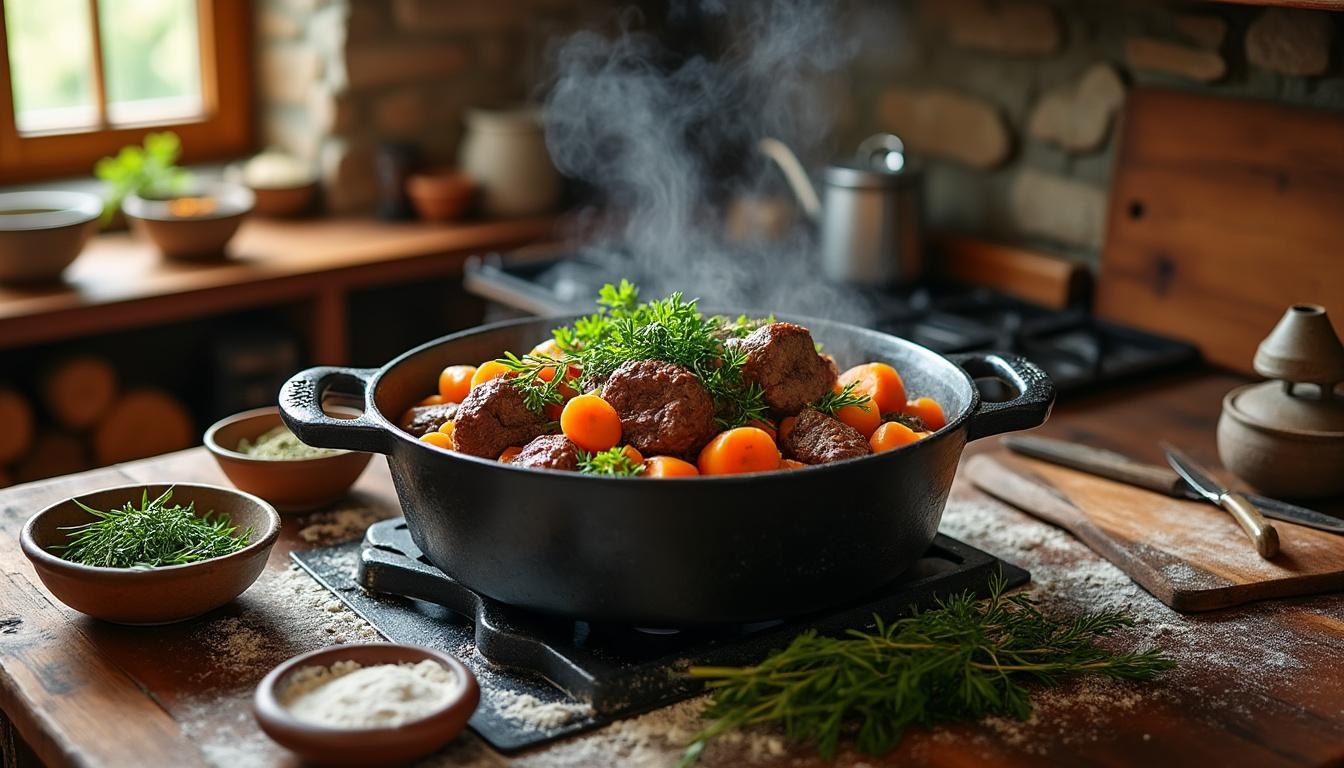 deliciosa receta tradicional casera de cordero guisado, fácil de preparar y perfecta para compartir en familia.