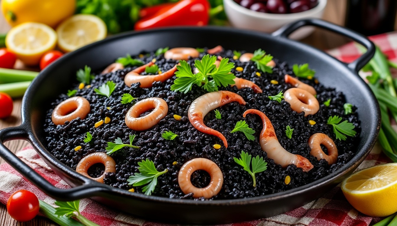 descubre cómo preparar arroz negro, una receta tradicional española, con instrucciones paso a paso para un plato delicioso y auténtico.