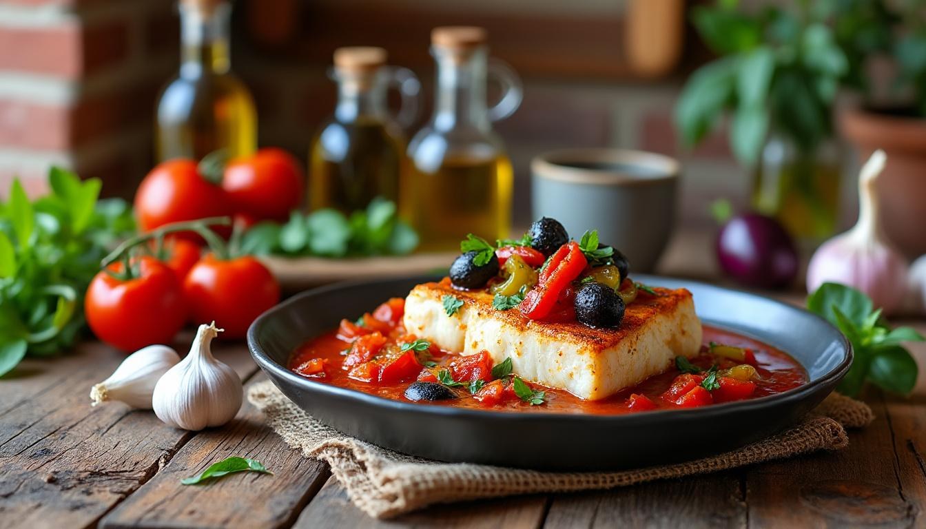 descubre la auténtica receta de bacalao a la vizcaína de la abuela, un plato tradicional lleno de sabor y tradición para disfrutar en familia.