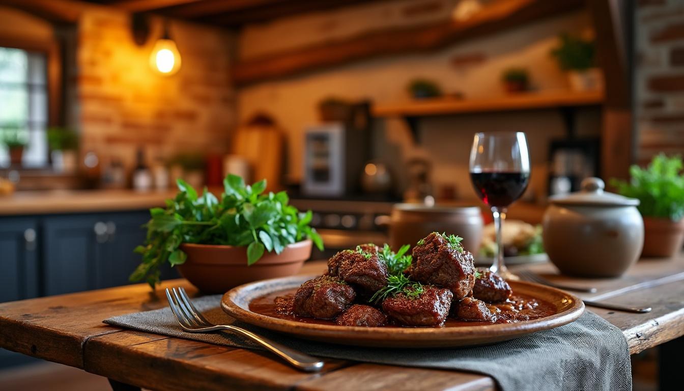descubre la receta tradicional de la carrillada en salsa de la abuela, un plato lleno de sabor y tradición que encantará a toda la familia.