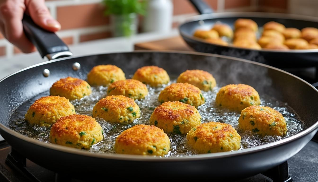 aprende a preparar falafel auténtico con nuestra receta tradicional paso a paso, fácil y deliciosa para disfrutar en casa.