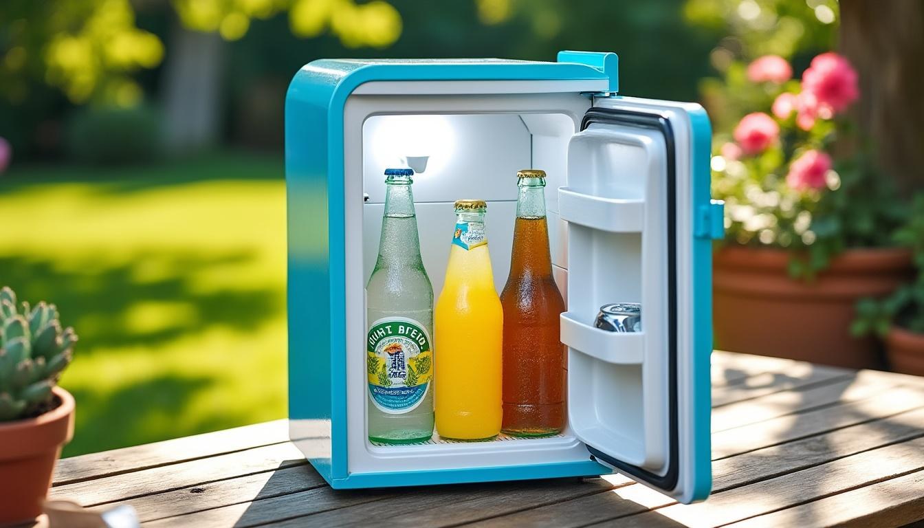 descubre los mejores mini frigoríficos exteriores ideales para jardín y terraza. mantén tus bebidas y alimentos frescos mientras disfrutas al aire libre con estos modelos prácticos y elegantes.