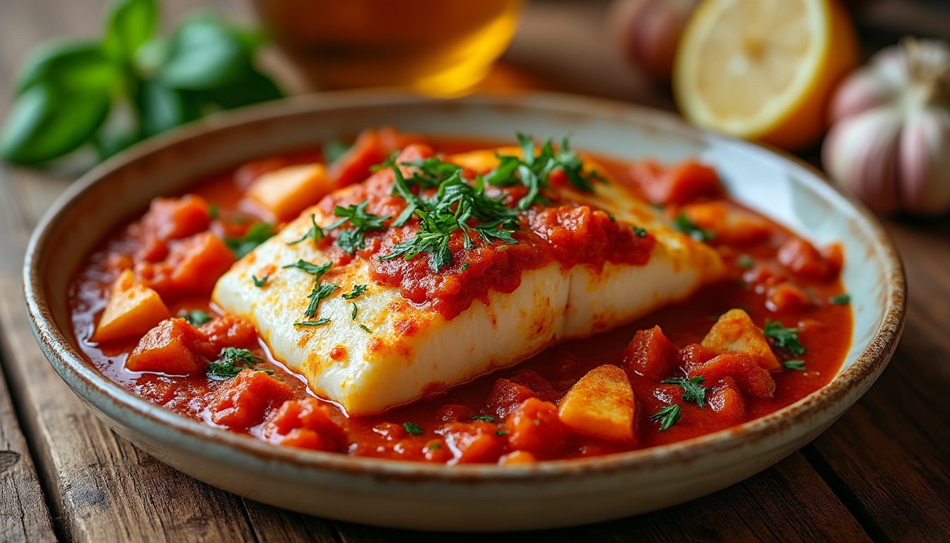descubre la receta tradicional de la abuela para preparar un delicioso bacalao con tomate, un plato lleno de sabor y tradición que encantará a toda la familia.