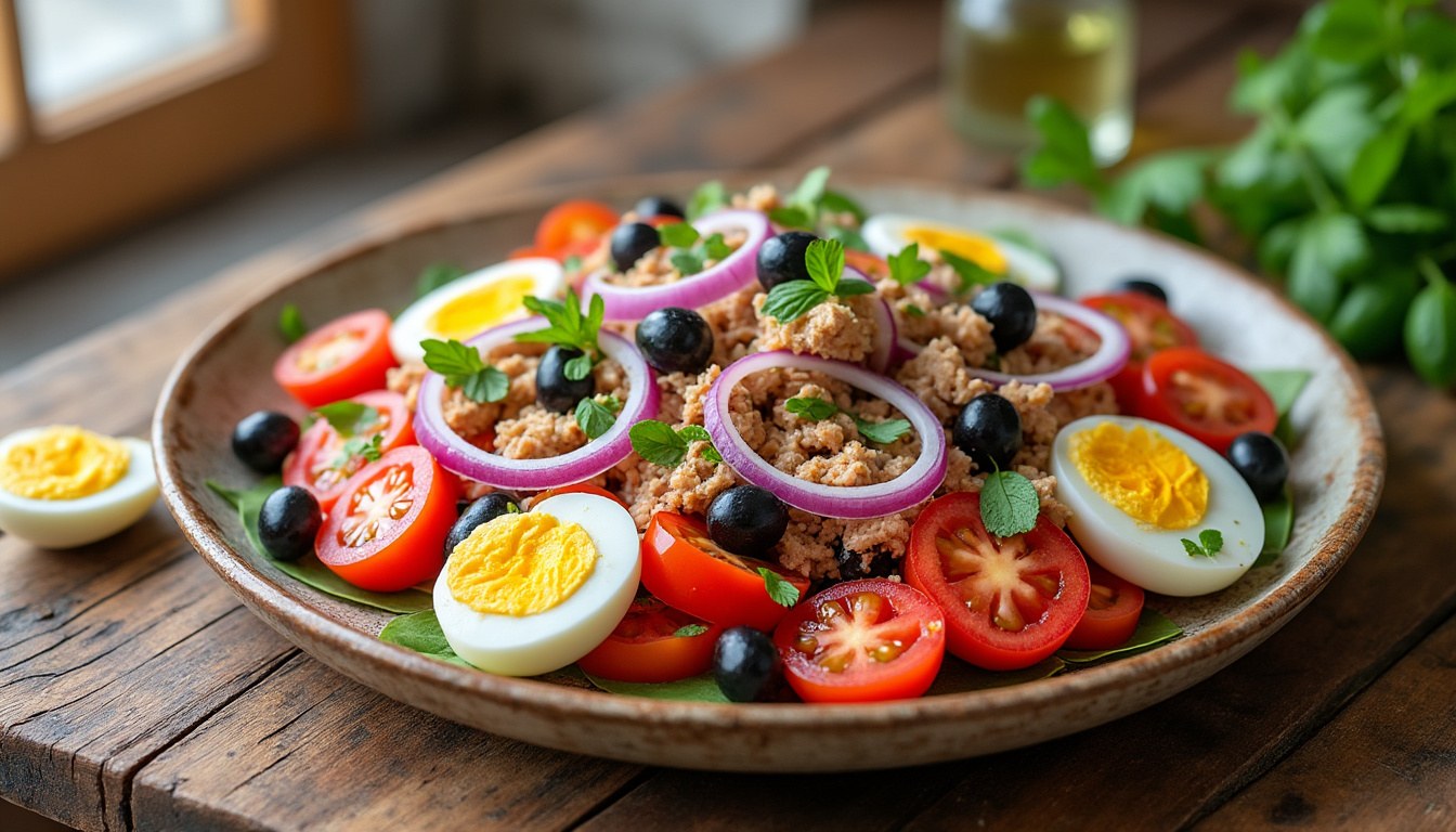 descubre la receta tradicional de la ensalada murciana, un plato fresco y delicioso lleno de sabor mediterráneo, perfecto para cualquier ocasión.