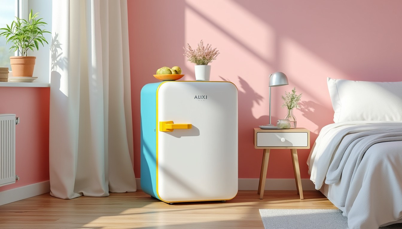 descubre ideas creativas para decorar tu habitación con mini frigoríficos de colores que aportan estilo y frescura a tu espacio.