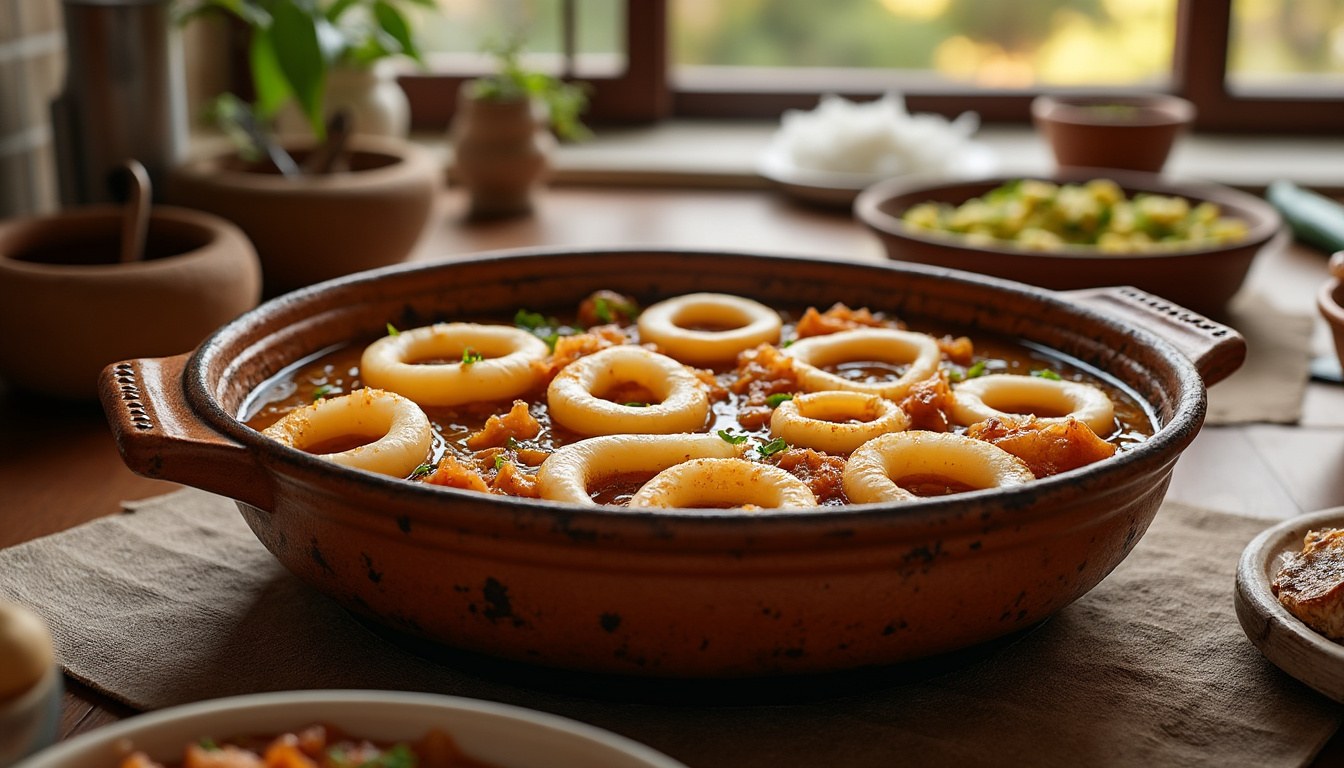 descubre la auténtica receta de la abuela para preparar calamares encebollados, un plato tradicional lleno de sabor y tradición mediterránea.