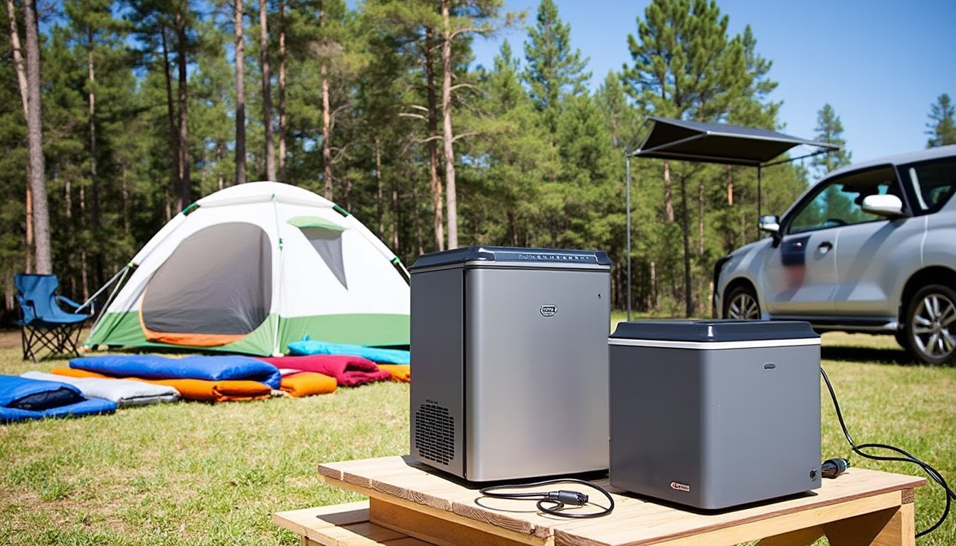 descubre las mejores neveras portátiles para coche con conexión 12v y 24v, ideales para mantener tus bebidas y alimentos frescos durante tus viajes.