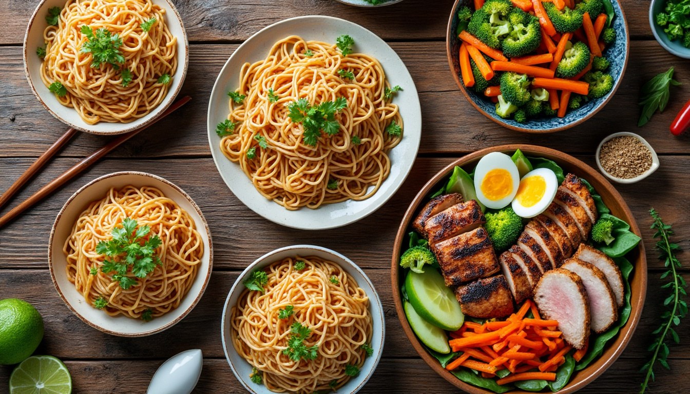 descubre recetas fáciles y deliciosas con fideos de arroz para preparar en casa. ideas rápidas y saludables para todos los gustos.