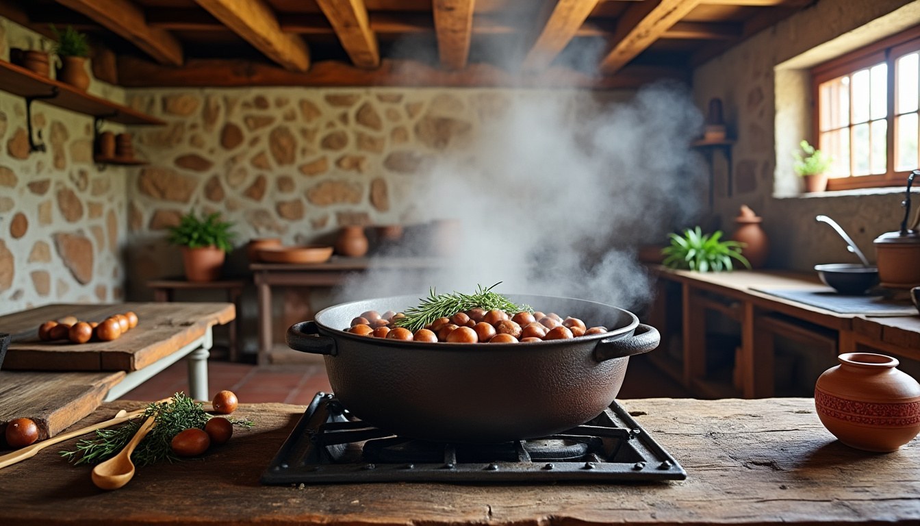 disfruta de la auténtica receta gallega de castañas cocidas, un dulce tradicional que celebra la riqueza de galicia con sabor y sencillez.
