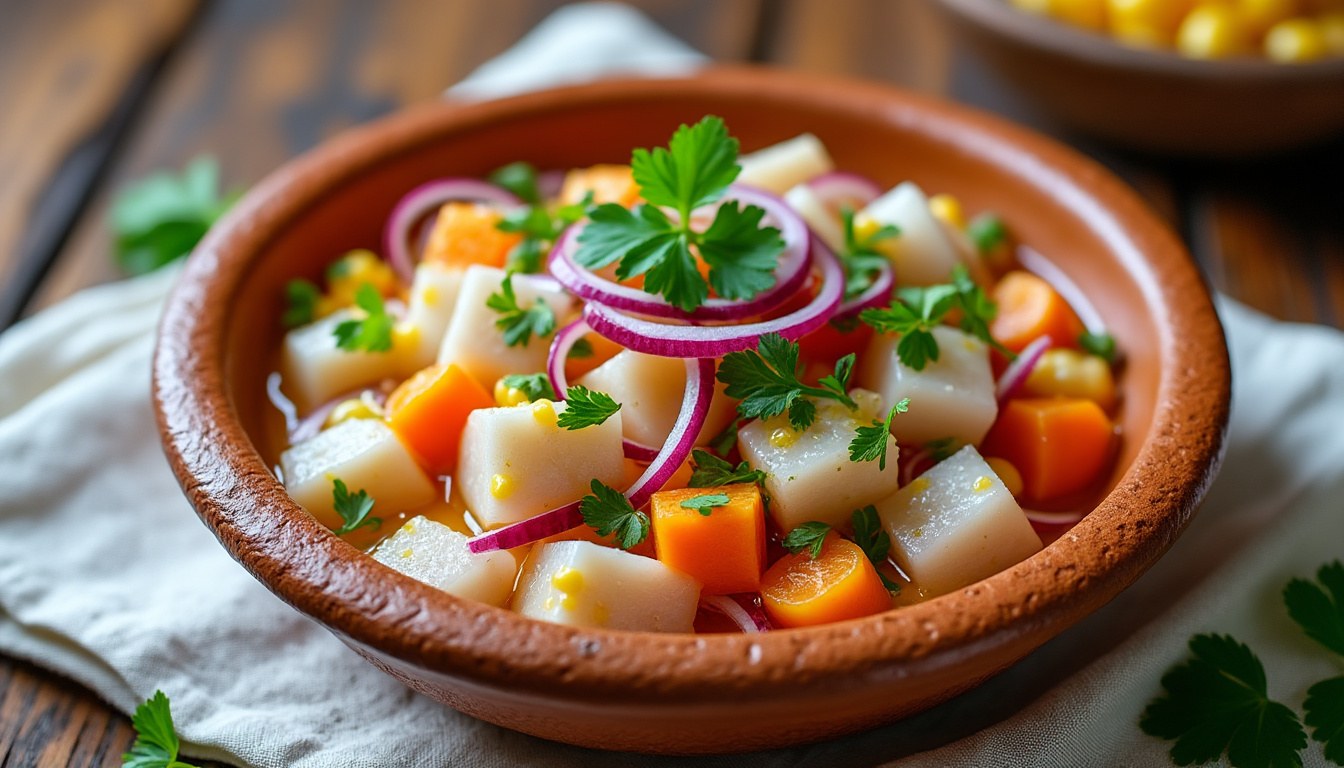 aprende a preparar un ceviche tradicional con esta receta paso a paso, fresca y deliciosa, perfecta para sorprender a tus invitados.